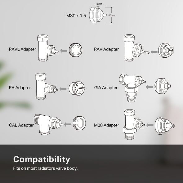 Tapo Kasa Smart Thermostatic Radiator Valve | KE100