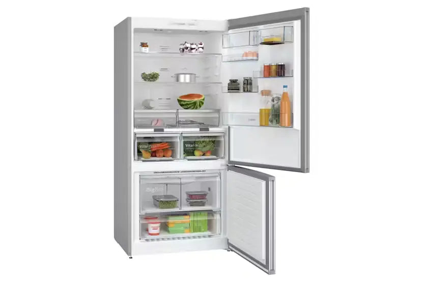Bosch Series 4, free-standing fridge-freezer with freezer at bottom, 186 x 86 cm | KGN86VIEAG