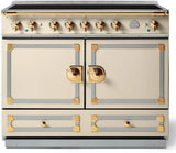 La Cornue CornuFé 110cm Induction - Morning Dew & Polished Brass | LCCF110INDMB/PBSS