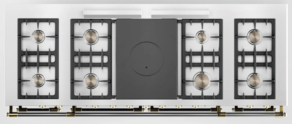 Lacanche Cluny Classic 180cm - White & Brass | LG1852GCT