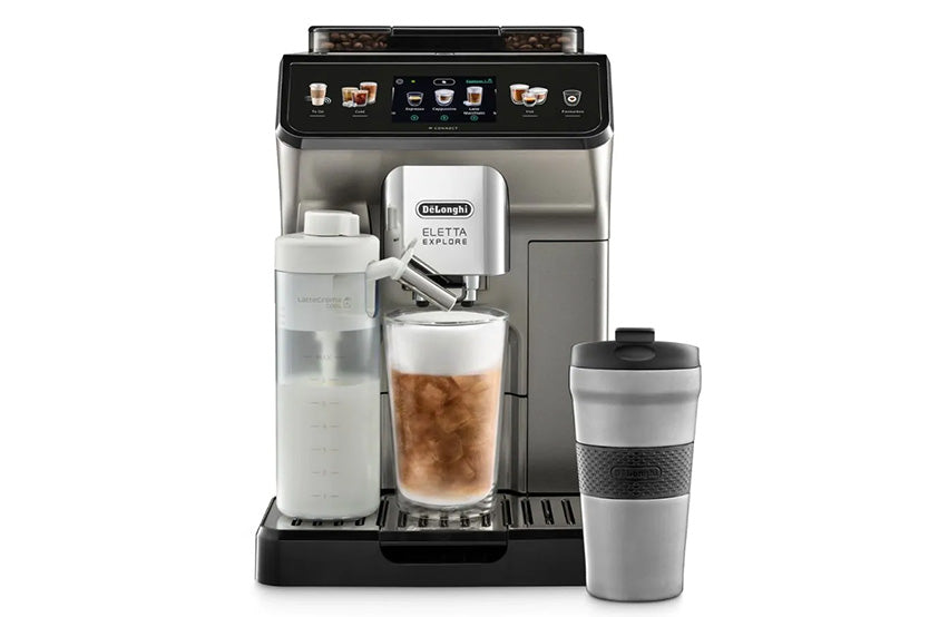 DeLonghi Eletta Explore Fully Automatic Coffee Machine ECAM450.86.T