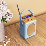 Majority Little Shelford Portable DAB/DAB+ & FM Radio Duck Egg Blue LSHDABDUK