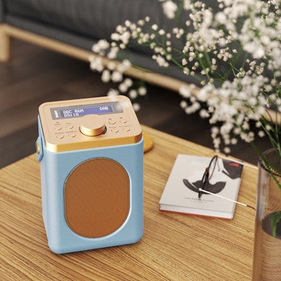 Majority Little Shelford Portable DAB/DAB+ & FM Radio Duck Egg Blue LSHDABDUK