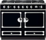 La Cornue CornuFé 110cm Dual Fuel - Black & Polished Brass | LCCF110DFSB/PBSS