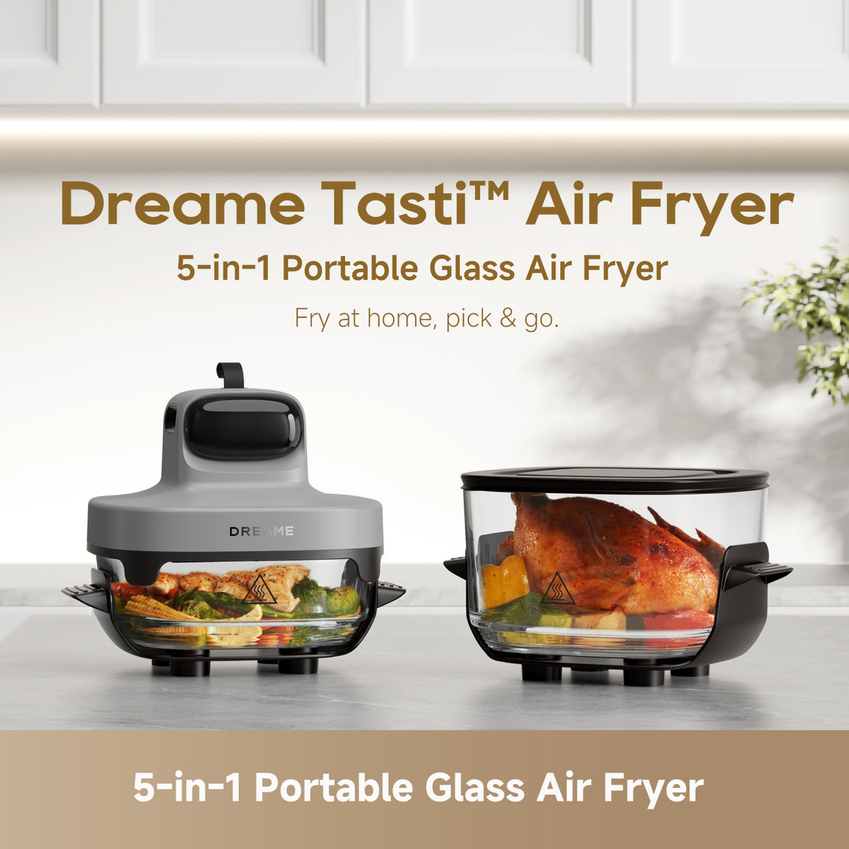 Dreame Tasti™ 5-in-1 Portable Air Fryer | PT60