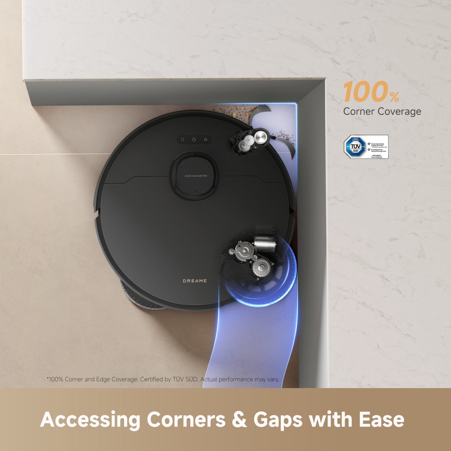 Dreame L50s Pro Ultra Robot Vacuum Cleaner and Mop - Black | RLL88HE_BLK