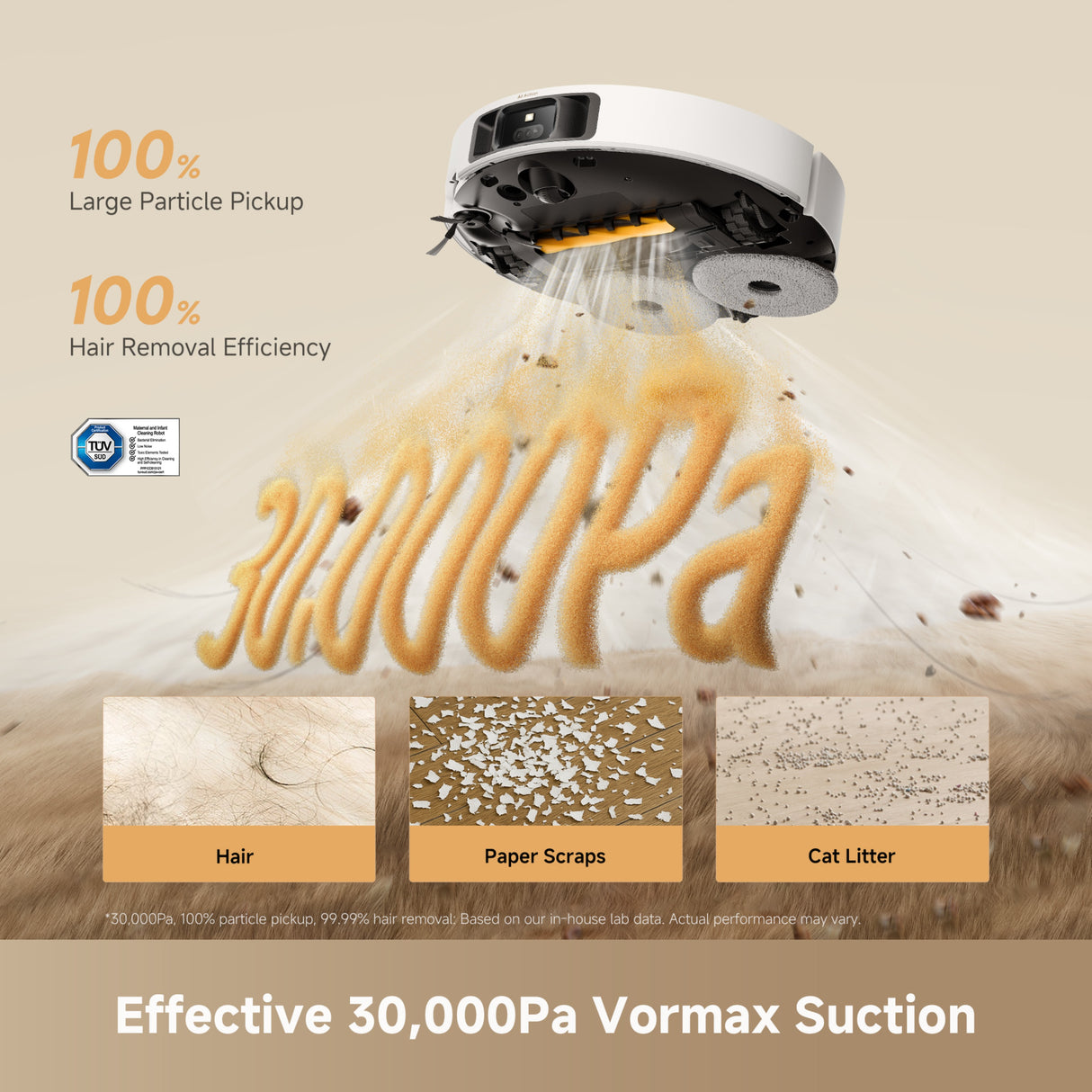 Dreame L50s Pro Ultra Robot Vacuum Cleaner and Mop - White | RLL88HE_WH