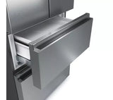 HISENSE PureFlat Slim Fridge Freezer - S/Steel | Non-Plumbed Water Dispenser | RF632N4WIE