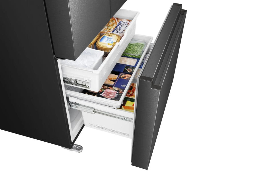 Hisense Freestanding 634L French Door Fridge Freezer - Black | Plumbed | RF815N4SEFE