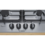 Bosch Series 6 60cm Gas Hob Brushed Steel PCP6A5B90