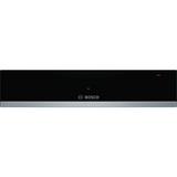 Bosch Series 6 14cm Warming Drawer Black with Steel Trim BIC510NS0B