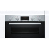 Bosch Series 4 Built Under Double Oven Brushed Steel NBS533BS0B
