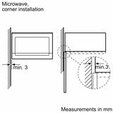 Bosch Series 4 Built In Microwave Black BFL553MB0B