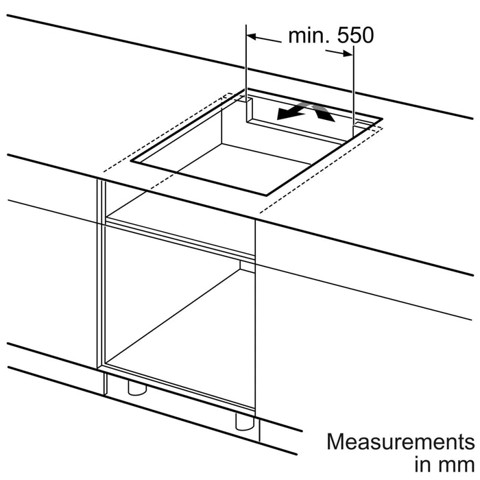 Bosch Series 6 80cm Induction Hob PIV831HB1E