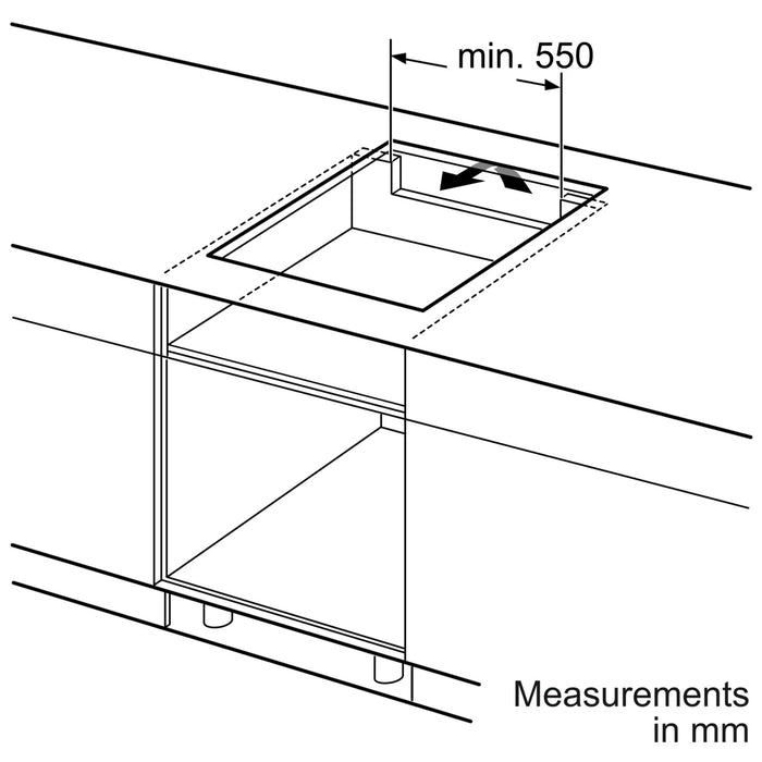 Bosch Series 4 60cm Induction Hob PUE611BB5E