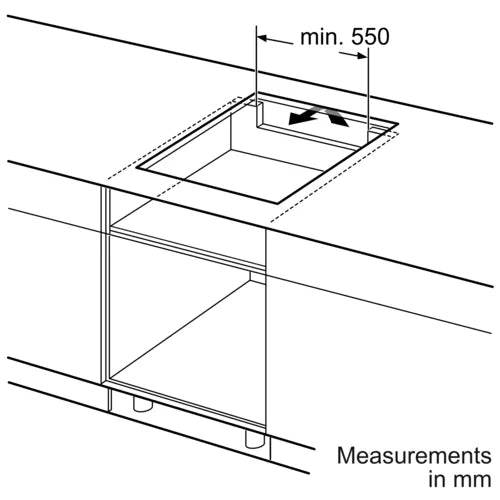 Bosch Series 4 60cm Induction Hob PUE611BB5B