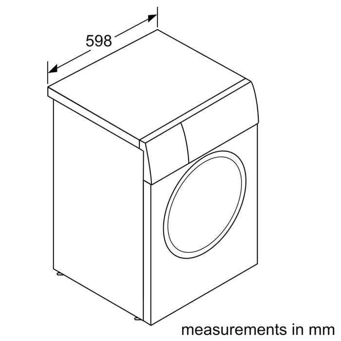 Bosch Series 6 9kg Washing Machine White WAN28258GB