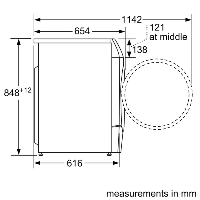 Bosch Series 8 10.5kg&6kg Washer Dryer Graphite WNC254ARGB