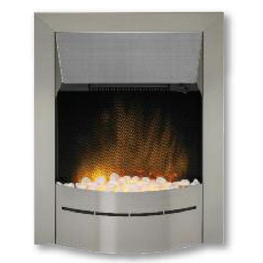 Montclair Stainless Steel effect Inset, LED OptiFlame | MTC20