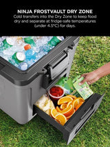 Ninja FrostVault 30QT/28L Wheeled Cooler with Dry Zone - Cloud White | FB230UKWH