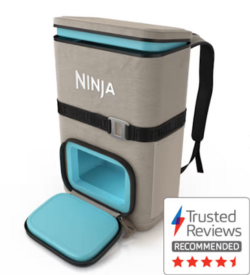 Ninja FrostVault Go 17 litre 24-Can Backpack Soft Cooler - Birch Beige | FF124EUUKCS