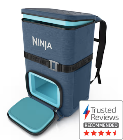 Ninja FrostVault Go 23 litre 36-can Backpack Soft Cooler - Lakeshore Blue | FF136EUUKNV