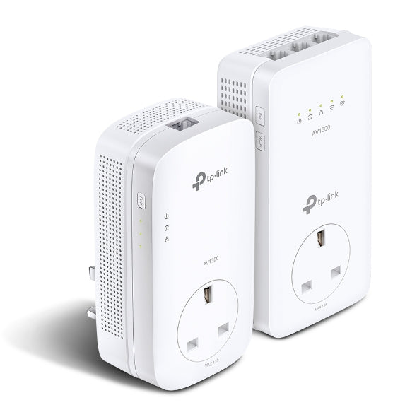 TP Link AV1300 Gigabit Passthrough Powerline ac Wi-Fi Kit | TL-WPA8631PKIT