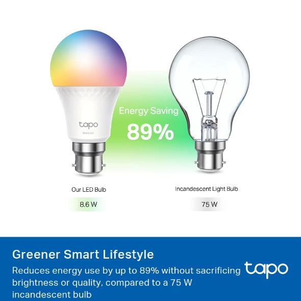 Tapo Smart WiFi Light Bulb - Multicolor | TAPOL535B