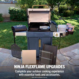 Ninja FlexFlame Gas BBQ & Outdoor Cooking System - Blue & Gold | PG301UKBL