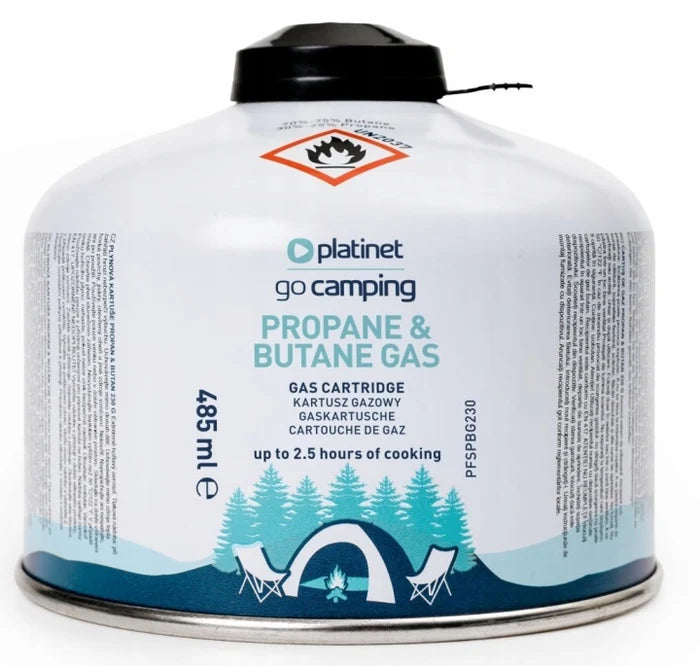 Platinet Butane Gas Canister - 485ml | 461634