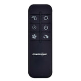 Powersonic Pedestal Oscillating Misting Fan - Black | PWRHT505