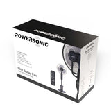 Powersonic Pedestal Oscillating Misting Fan - Black | PWRHT505