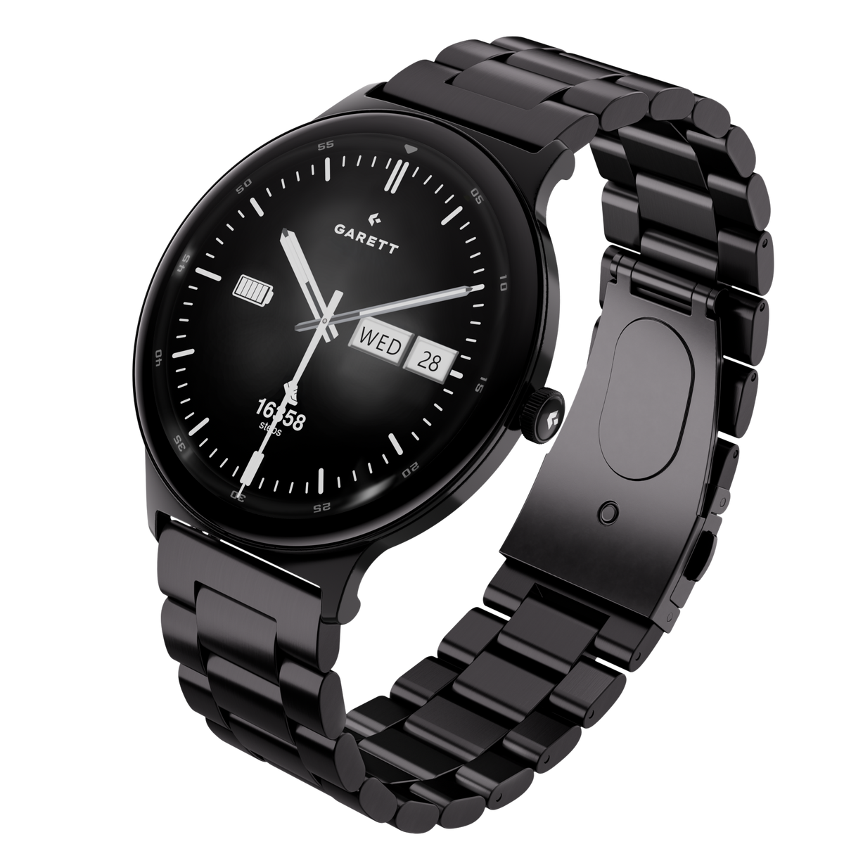 Garett Smartwatch Quantum - Black | QUANTUM BLACK STEEL