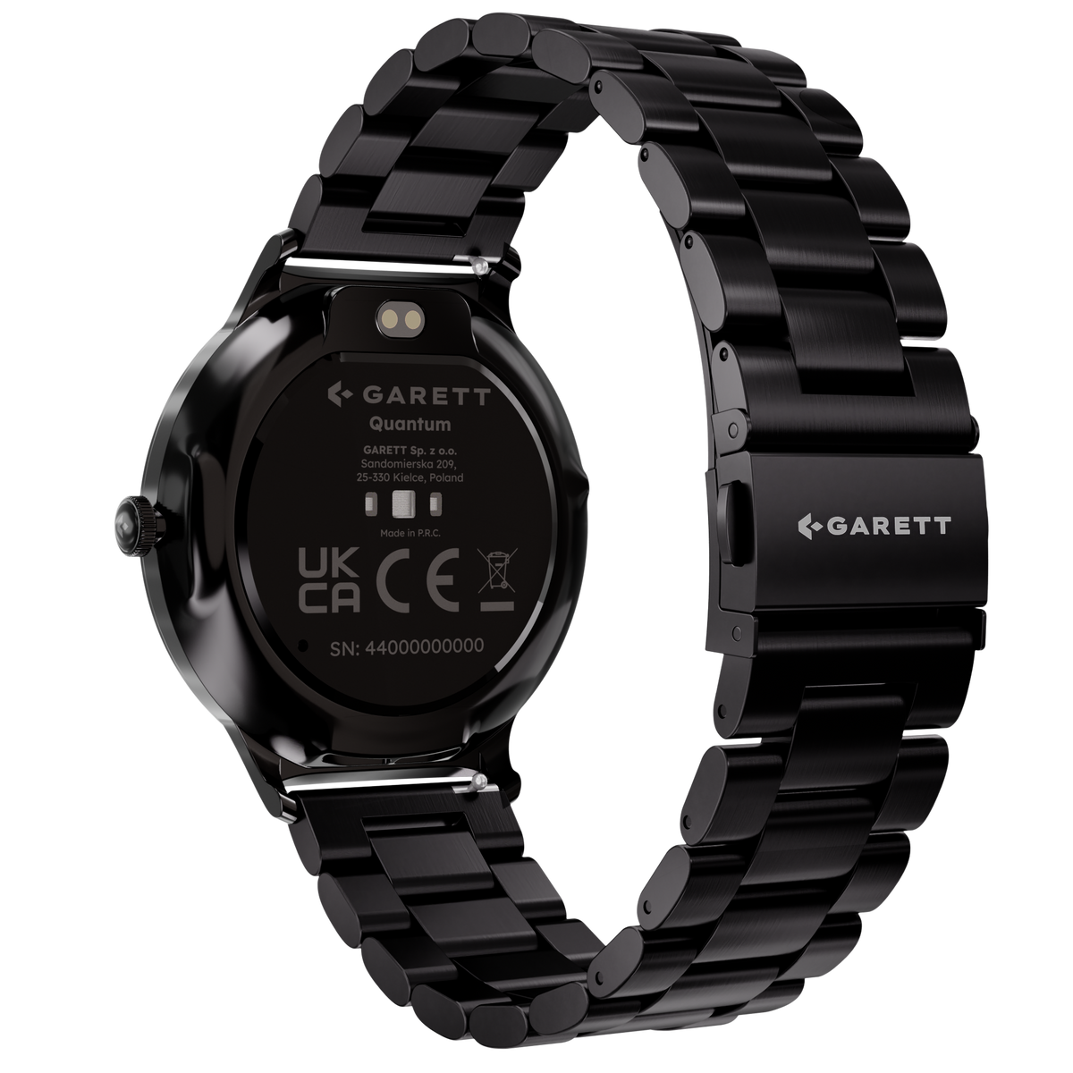 Garett Smartwatch Quantum - Black | QUANTUM BLACK STEEL