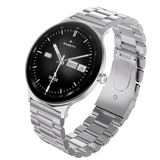 Garett Smartwatch Quantum - Silver & Brown | QUANTUM SILVER STEEL