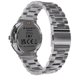 Garett Smartwatch Quantum - Silver & Brown | QUANTUM SILVER STEEL