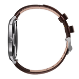 Garett Smartwatch Quantum - Silver & Brown | QUANTUM SILVER STEEL