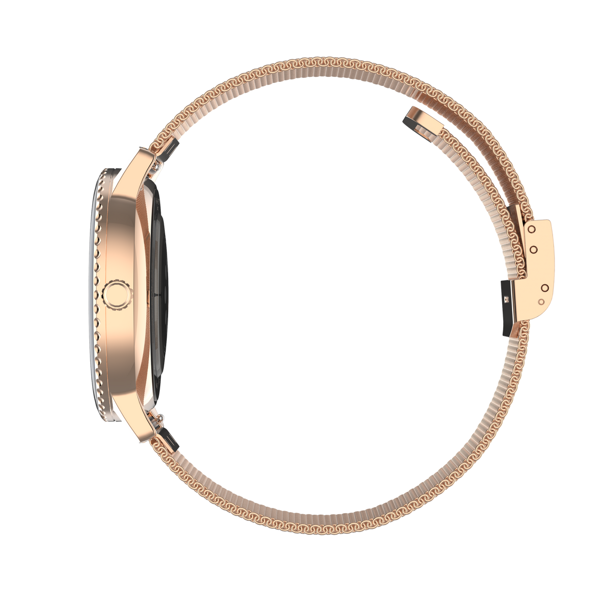 Garett  Smartwatch Grace Mesh - Rose Gold & White | ROSE GOLD MESH