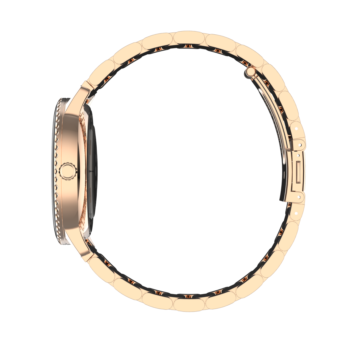 Garett Smartwatch Grace Mesh - Rose Gold & White | ROSE GOLD STEEL