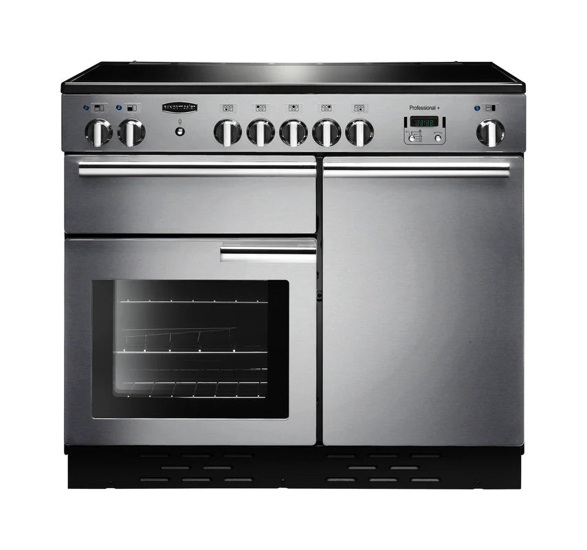 Rangemaster Professional+ 100cm Induction Range Cooker - Stainless Steel & Chrome | PROP100EISS/C