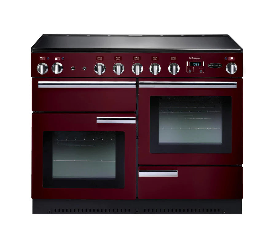 Rangemaster Professional+ 110cm Induction Range Cooker - Cranberry & C ...