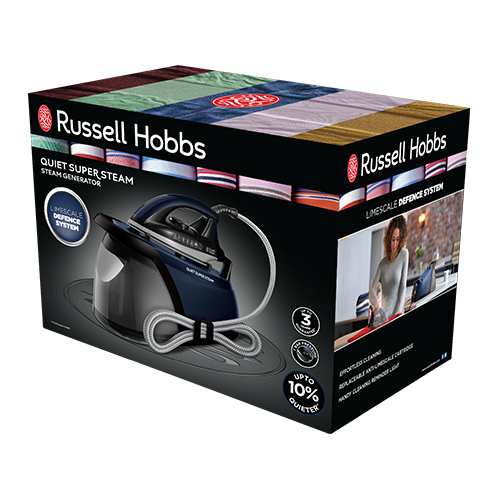 Russell Hobbs Quiet SuperSteam Generator Iron Blue 24470