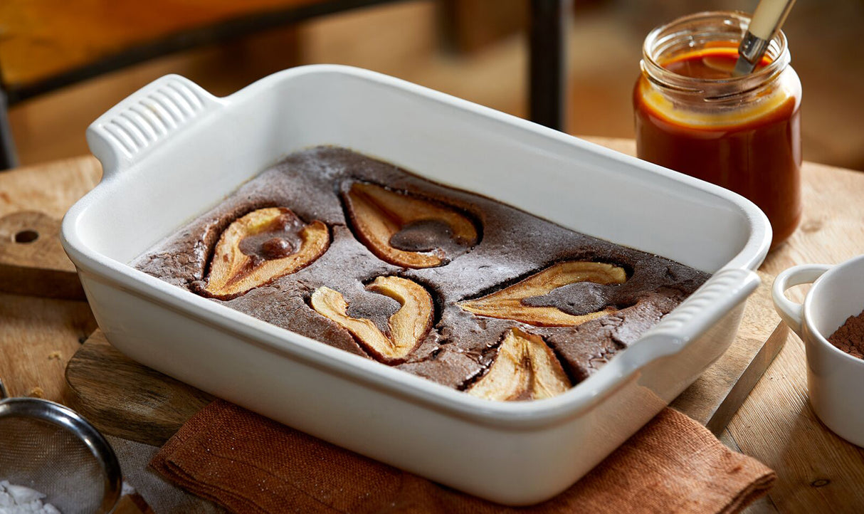 Le Creuset 26cm Stoneware Heritage Rectangular Dish - Meringue | 71102267160001