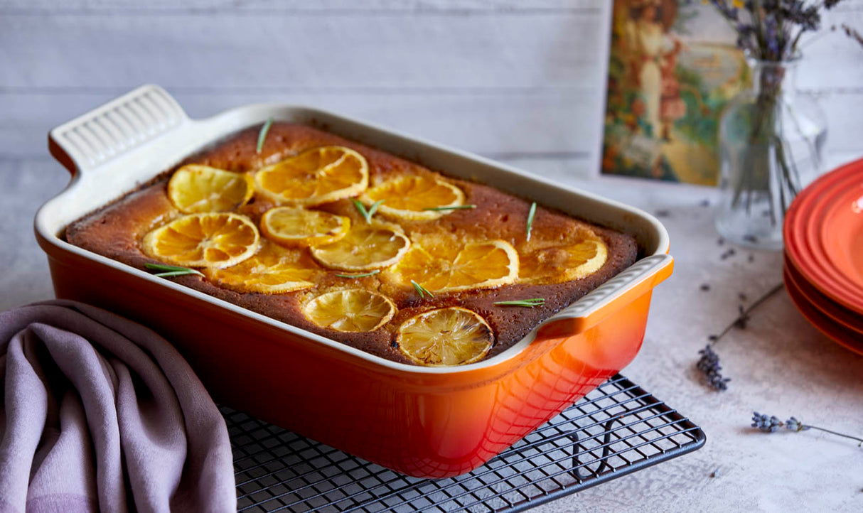 Le Creuset 19cm Stoneware Heritage Rectangular Dish - Volcanic | 71102190900001