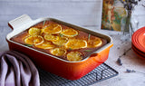 Le Creuset 19cm Stoneware Heritage Rectangular Dish - Volcanic | 71102190900001