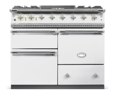 Lacanche Chagny Classic 100cm - White & Matt Chrome