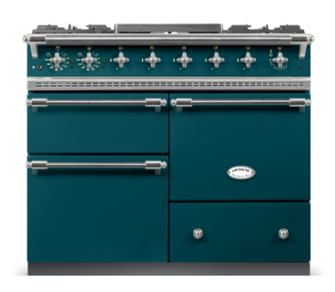Lacanche Chagny Classic 100cm - Teal Blue & Matt Chrome