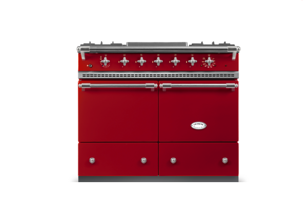 Lacanche Cluny Classic 100cm - Cherry Red & Matt Chrome