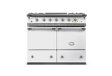 Lacanche Cluny Classic 100cm - White & Brushed Stainless Steel