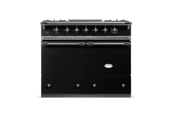 Lacanche Cluny Classic 100cm - Black & Brushed Stainless Steel